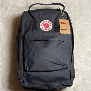 Kånken Black Backpack 17” Laptop